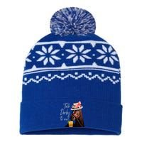 Talk Derby To Me Horse USA-Made Snowflake Beanie