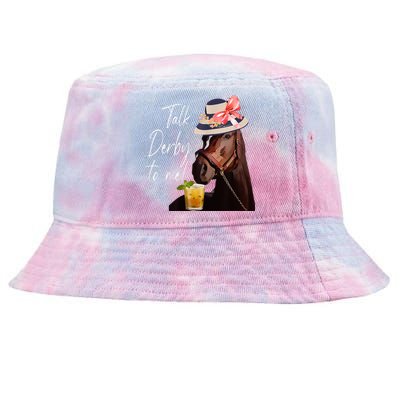 Talk Derby To Me Horse Tie-Dyed Bucket Hat