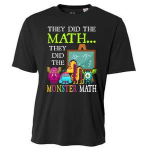 They Did The Math They Did The Monster Math Funny Halloween Cooling Performance Crew T-Shirt