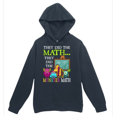 They Did The Math They Did The Monster Math Funny Halloween Urban Pullover Hoodie