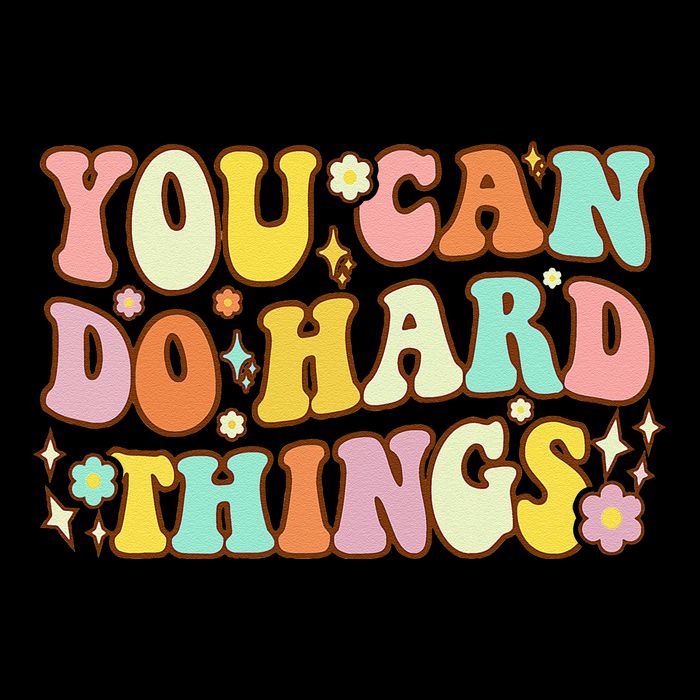 Test Day Teacher You Can Do Hard Things Drawstring Bag