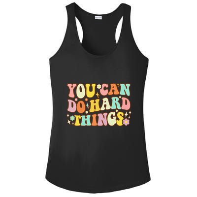 Test Day Teacher You Can Do Hard Things Ladies PosiCharge Competitor Racerback Tank