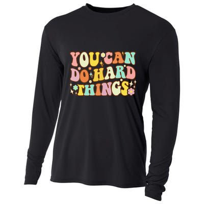 Test Day Teacher You Can Do Hard Things Cooling Performance Long Sleeve Crew