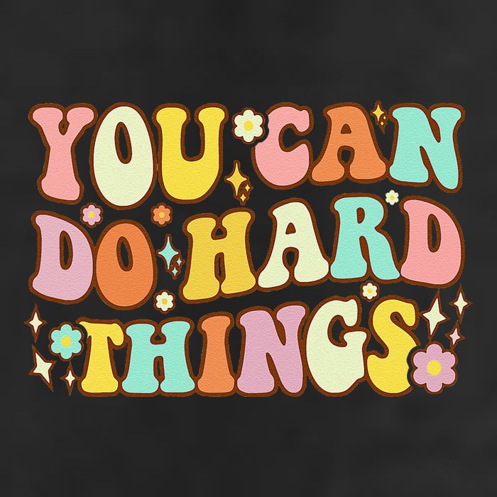 Test Day Teacher You Can Do Hard Things Golf Towel
