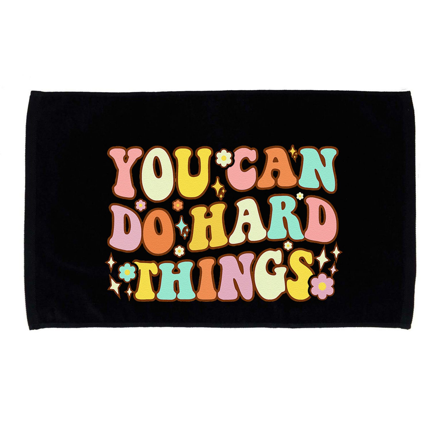 Test Day Teacher You Can Do Hard Things Microfiber Hand Towel