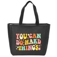 Test Day Teacher You Can Do Hard Things Zip Tote Bag