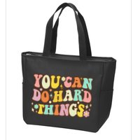 Test Day Teacher You Can Do Hard Things Zip Tote Bag