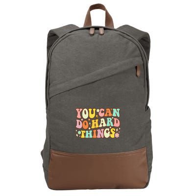 Test Day Teacher You Can Do Hard Things Cotton Canvas Backpack