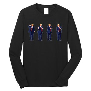 Trump Dance Trump 2024 Long Sleeve Shirt