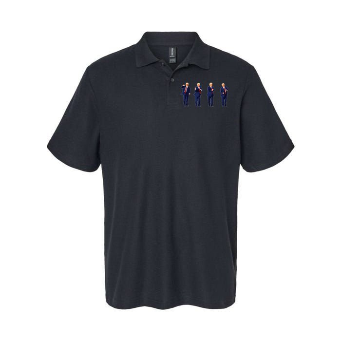 Trump Dance Trump 2024 Softstyle Adult Sport Polo