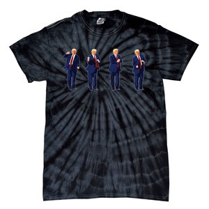 Trump Dance Trump 2024 Tie-Dye T-Shirt