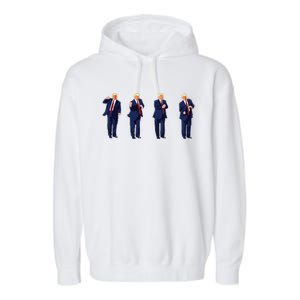 Trump Dance Trump 2024 Garment-Dyed Fleece Hoodie