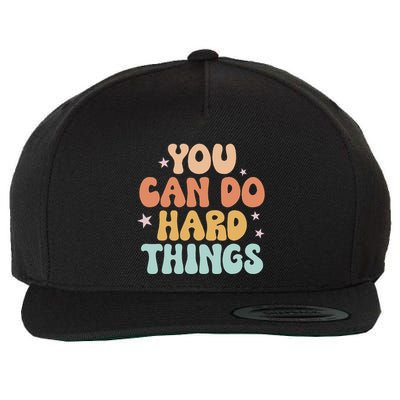 Test Day Teacher You Can Do Hard Things Wool Snapback Cap