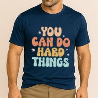 Test Day Teacher You Can Do Hard Things Cooling Performance Crew T-Shirt
