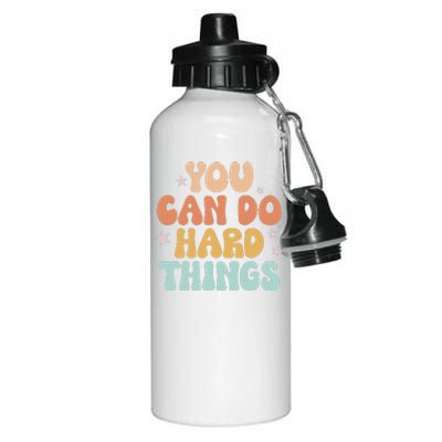 Test Day Teacher You Can Do Hard Things Aluminum Water Bottle 