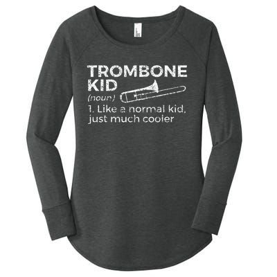 Trombone Definition Trombone Player Women's Perfect Tri Tunic Long Sleeve Shirt