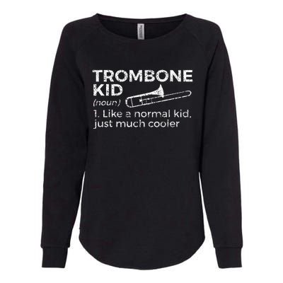 Trombone Definition Trombone Player Womens California Wash Sweatshirt