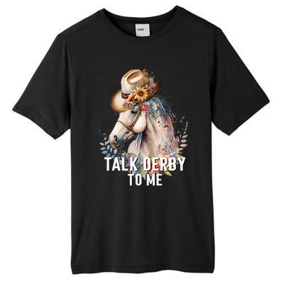 Talk Derby To Me Horse Racing Tall Fusion ChromaSoft Performance T-Shirt