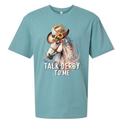 Talk Derby To Me Horse Racing Sueded Cloud Jersey T-Shirt