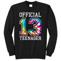 Tie Dye Teenager 13th Birthday Sweatshirt