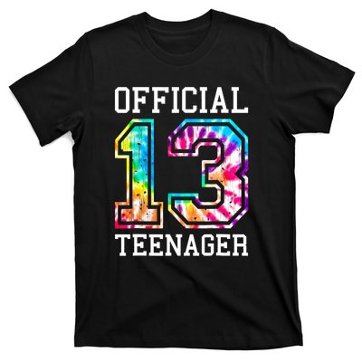 Tie Dye Teenager 13th Birthday T-Shirt