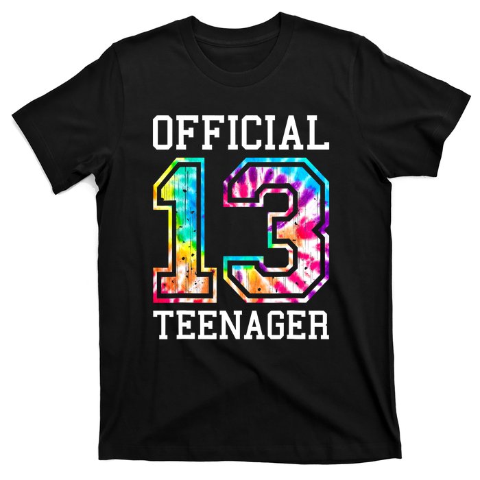 Tie Dye Teenager 13th Birthday T-Shirt