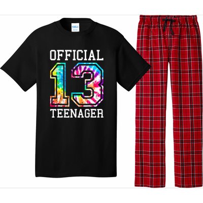 Tie Dye Teenager 13th Birthday Pajama Set