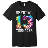 Tie Dye Teenager 13th Birthday Premium T-Shirt