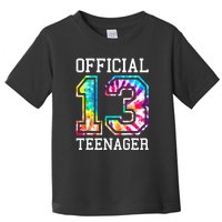 Tie Dye Teenager 13th Birthday Toddler T-Shirt