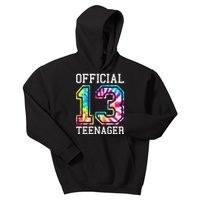 Tie Dye Teenager 13th Birthday Kids Hoodie