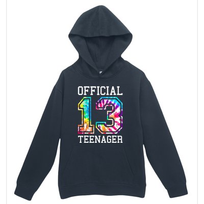 Tie Dye Teenager 13th Birthday Urban Pullover Hoodie