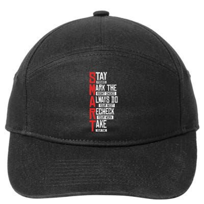 Test Day Teacher Smart Design Testing Day Exam 7-Panel Snapback Hat