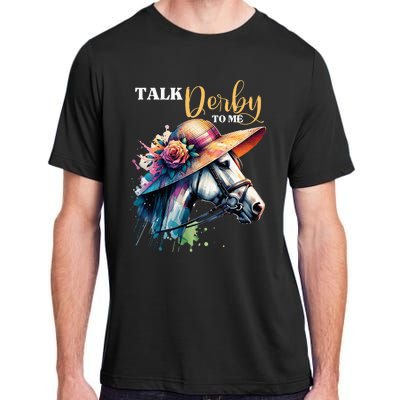 Talk Derby To Me Racing Horse Adult ChromaSoft Performance T-Shirt