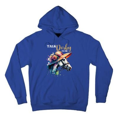 Talk Derby To Me Racing Horse Tall Hoodie