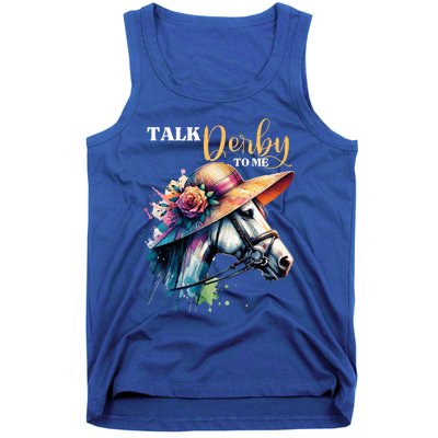 Talk Derby To Me Racing Horse Tank Top