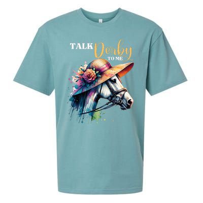 Talk Derby To Me Racing Horse Sueded Cloud Jersey T-Shirt