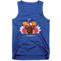 Thanksgiving Day Turkey Basketball Player Sports Lover Gift Tank Top