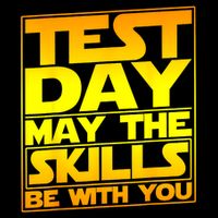 Testing Day Test Day May The Skills Be With You Teacher Drawstring Bag