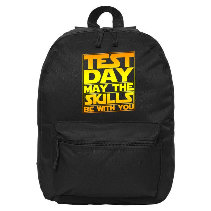 Testing Day Test Day May The Skills Be With You Teacher 16 in Basic Backpack