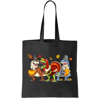 Thanksgiving Dinosaur Trex Turkey Rawr Gifts For Boy Tote Bag