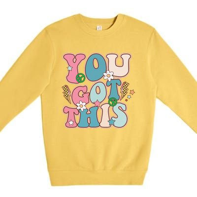 Test Day Teacher You Got This Gifts Premium Crewneck Sweatshirt