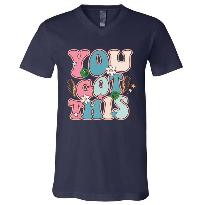 Test Day Teacher You Got This Gifts V-Neck T-Shirt