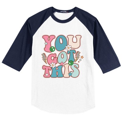 Test Day Teacher You Got This Gifts Baseball Sleeve Shirt