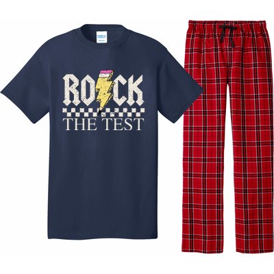 Testing Day Teacher Student Motivational Rock The Test Pajama Set