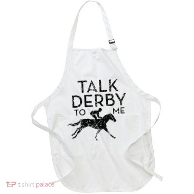 Talk Derby to me I Horse Owner Lover Jockey Apron