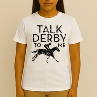 Talk Derby to me I Horse Owner Lover Jockey T-Shirt