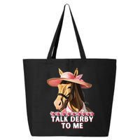 Talk Derby To Me Horse Racing Lover 25L Jumbo Tote