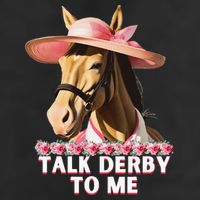 Talk Derby To Me Horse Racing Lover 25L Jumbo Tote