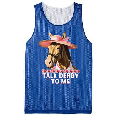 Talk Derby To Me Horse Racing Lover Mesh Reversible Basketball Jersey Tank