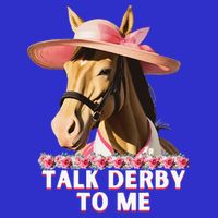 Talk Derby To Me Horse Racing Lover Zip Tote Bag